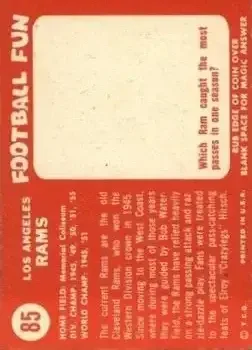 Back of Card #85