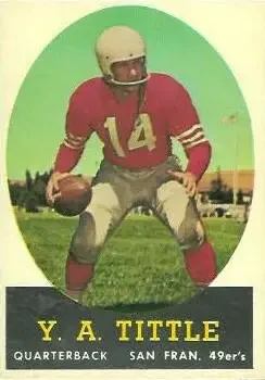Front of Y.A. Tittle