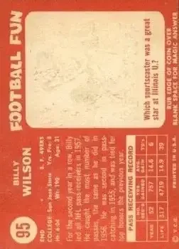 Back of Billy Wilson