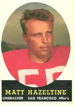 1958 Topps #100 Matt Hazeltine