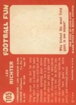 Back of Les Richter
