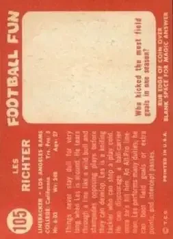 Back of Les Richter