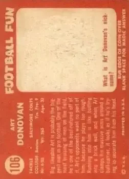 Back of Art Donovan