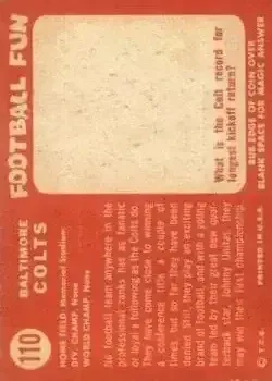 Back of Card #110