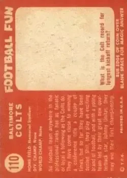 Back of Card #110