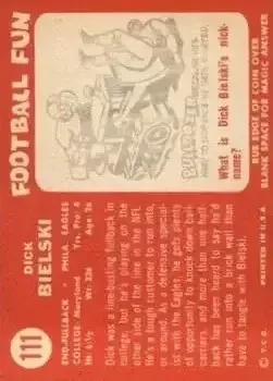 Back of Dick Bielski