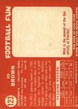 Back of Ed Brown
