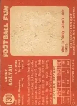 Back of Gordy Soltau