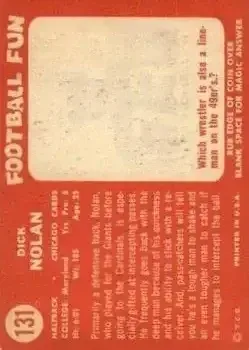 Back of Dick Nolan
