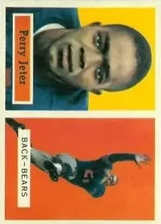 1957 Topps #19 Perry Jeter