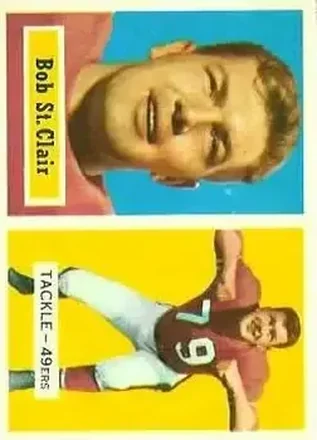 1957 Topps #18 Bob St. Clair