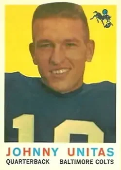 Front of John Unitas
