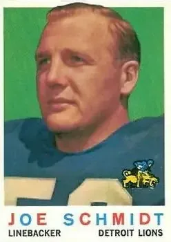 1959 Topps #6 Joe Schmidt