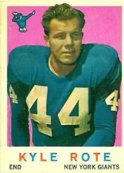 1959 Topps #7 Kyle Rote