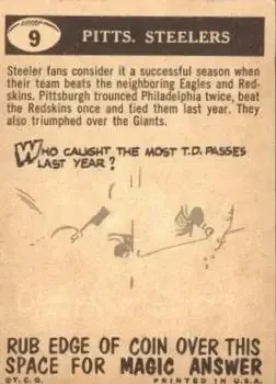 Back of Card #9