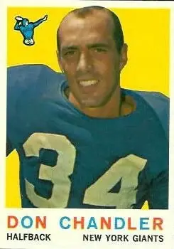1959 Topps #49 Don Chandler