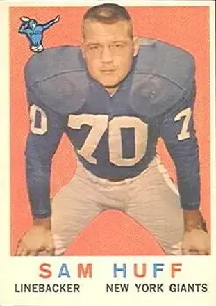 1959 Topps #51 Sam Huff