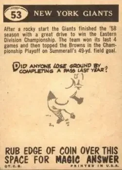 Back of Card #53
