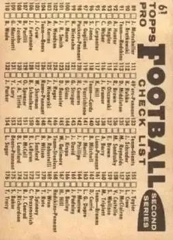 Back of Card #61
