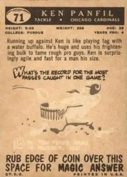 Back of Ken Panfil