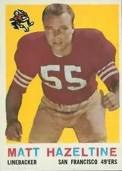 1959 Topps #72 Matt Hazeltine