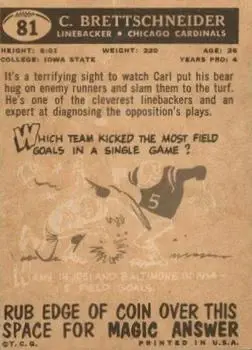 Back of Carl Brettschneider