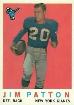 1959 Topps #87 Jim Patton