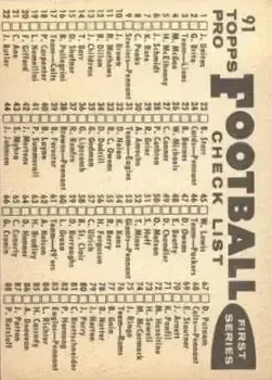 Back of Card #91