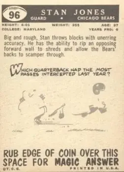 Back of Stan Jones