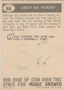 Back of Card #98