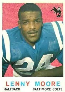 Front of Lenny Moore