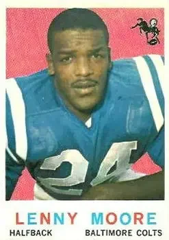 Front of Lenny Moore