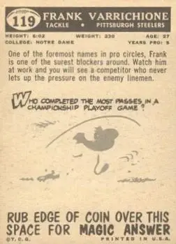 Back of Frank Varrichione