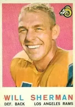 1959 Topps #127 Bill Sherman