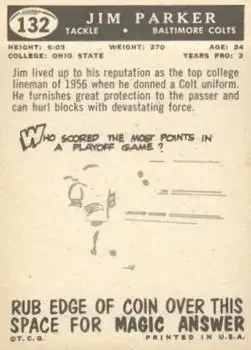 Back of Jim Parker