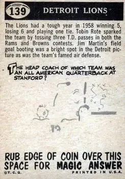 Back of Card #139