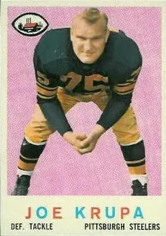 1959 Topps #144 - Joe Krupa - Pittsburgh Steelers