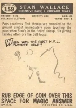 Back of Stan Wallace
