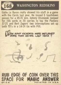 Back of Card #168