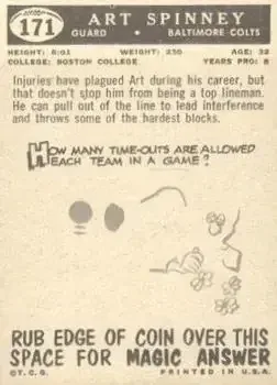 Back of Art Spinney
