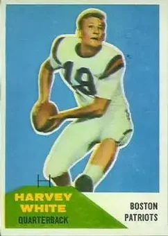 1960 Fleer #1 - Harvey White - Boston Patriots