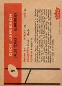Back of Dick Jamieson