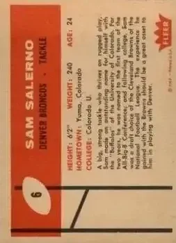 Back of Sam Salerno