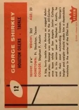 Back of George Shirkey