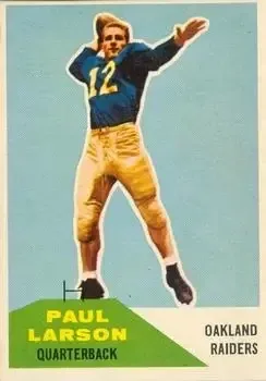 1960 Fleer #13 Paul Larson