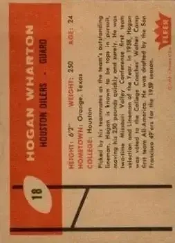 Back of Hogan Wharton