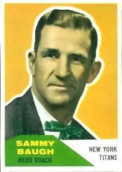 Front of Sammy Baugh