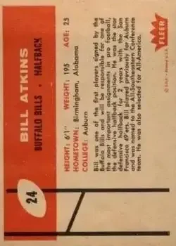 Back of Bill Atkins