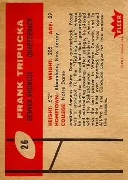 Back of Frank Tripucka