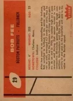 Back of Bob Fee